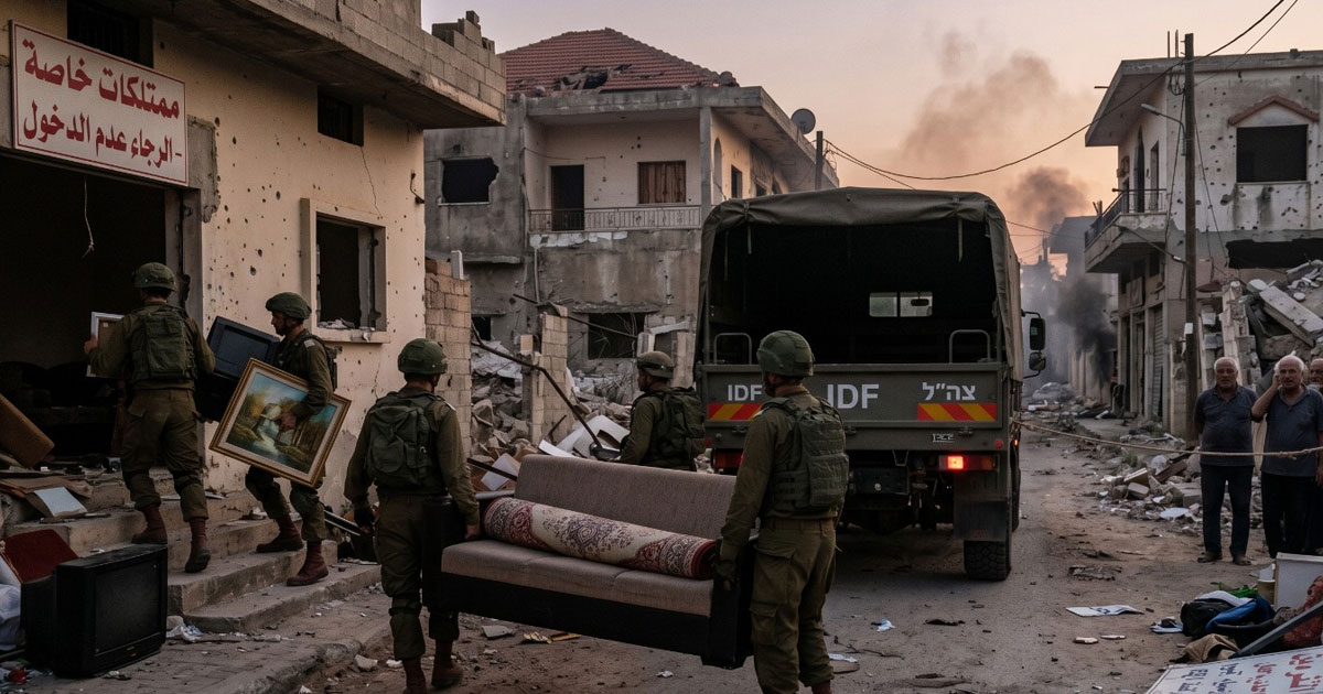 സ്വർണം, ബൈക്ക്, ടെലിവിഷൻ, ഫർണിച്ചർ… ലബനാനിലെ വീടുകൾ കൊള്ളയടിച്ച് ഇസ്രയേൽ സൈന്യം | Israeli Soldiers Loot Gold, Bikes, and Electronics from Abandoned Homes in Southern Lebanon