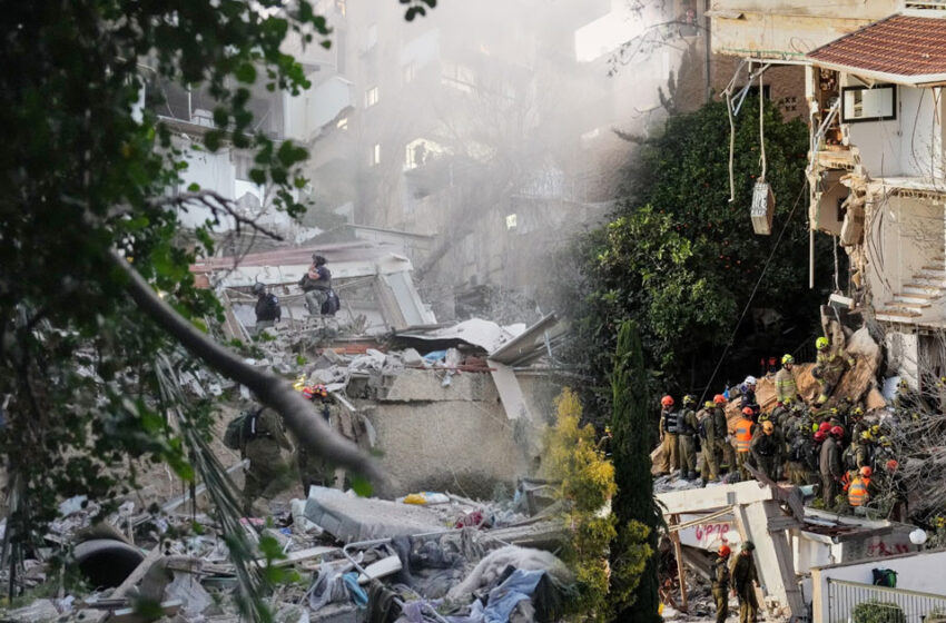  ദുരന്തഭൂമിയായി ഹൈഫ, ഇറാൻ ആക്രമണത്തിൽ വ്യാപക നാശനഷ്ടങ്ങൾ; മരണം നാലായി