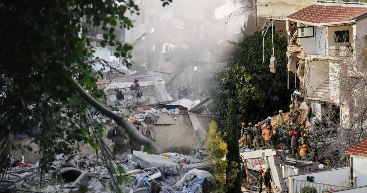 ദുരന്തഭൂമിയായി ഹൈഫ, ഇറാൻ ആക്രമണത്തിൽ വ്യാപക നാശനഷ്ടങ്ങൾ; മരണം നാലായി | Four Found Dead After Direct Iranian Missile Strike in Haifa; Family of Four Wiped Out