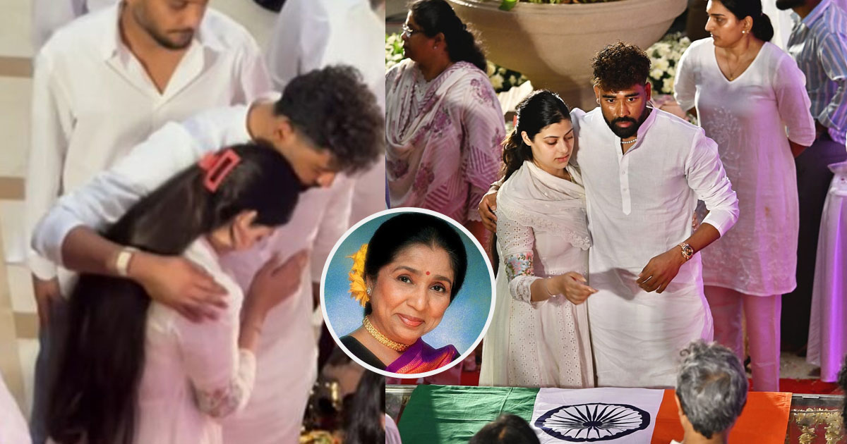 'സിറാജ് ജിഹാദി; അവളെ ഉടൻ വിവാഹം കഴിക്കും'-ആഷ ഭോസ്ലെയുടെ പൊതുദർശനത്തിൽ കൊച്ചുമകളെ ആശ്വസിപ്പിച്ചതിന് സൈബർ ആക്രമണം | Mohammed Siraj Trolled: Cricketer Faces 'Love Jihad' Accusations Over Consoling Asha Bhosle’s Granddaughter