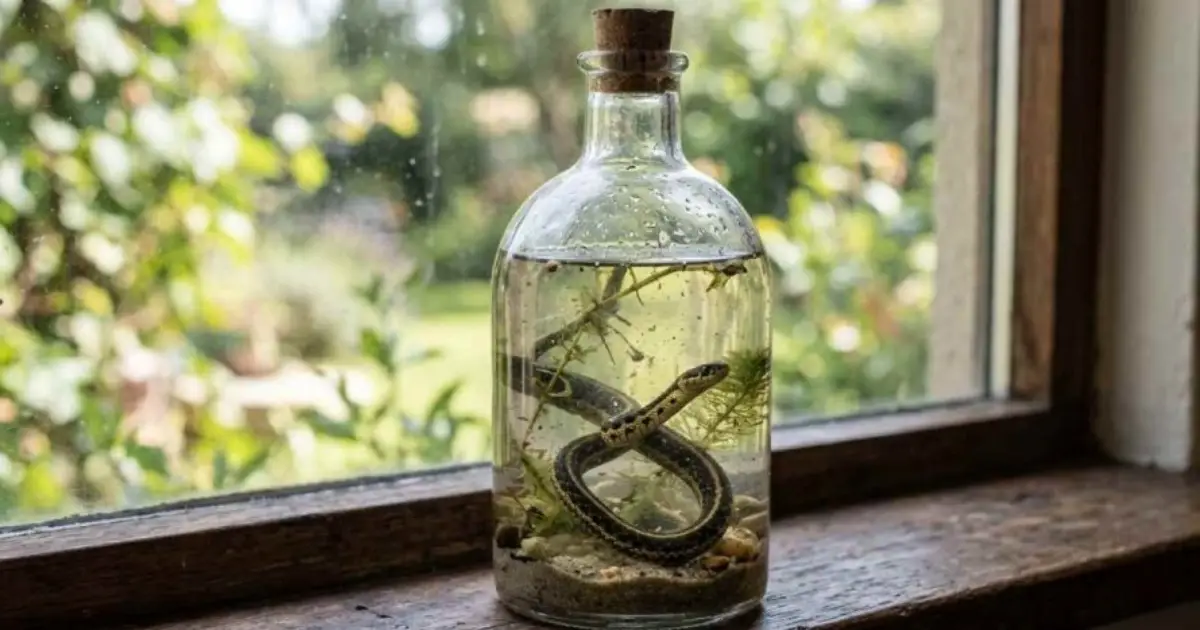 കടിച്ച പാമ്പിനെയുമായി ആശുപത്രിയിലെത്തി; കുപ്പിയിലാക്കിയത് വിഷമില്ലാത്ത നീര്‍ക്കോലിയെ