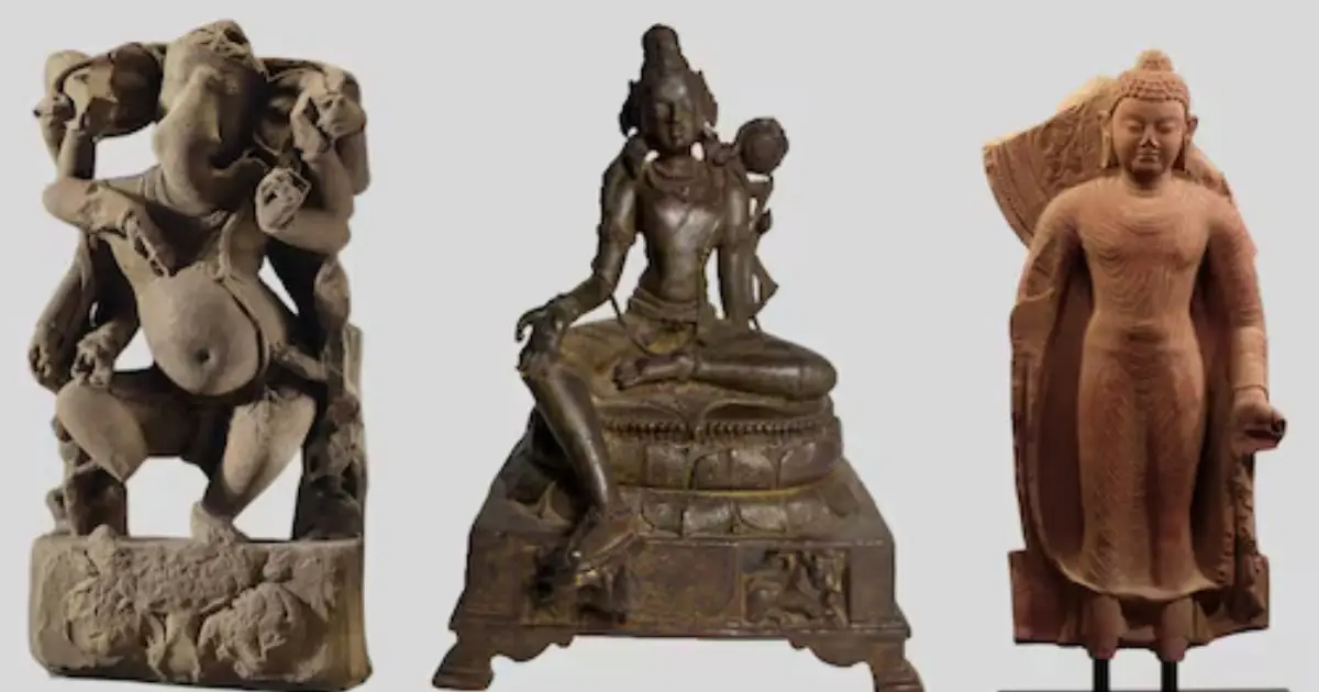  117 കോടി മൂല്യമുള്ള അപൂര്‍വ്വ പുരാവസ്തുക്കള്‍; ഇന്ത്യയിൽ നിന്ന് മോഷ്ടിച്ച പുരാവസ്തുക്കള്‍ തിരികെ നൽകി അമേരിക്ക