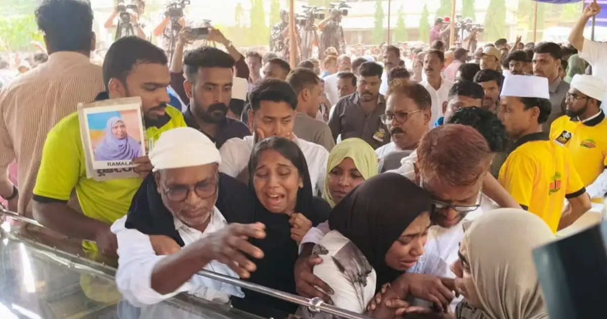 അക്ഷരം പകര്‍ന്നവര്‍ക്ക് ആദരാഞ്ജലിയര്‍പ്പിച്ച് നാട്; വിതുമ്പലടങ്ങാതെ പാങ്ങിലെ വിദ്യാലയമുറ്റം