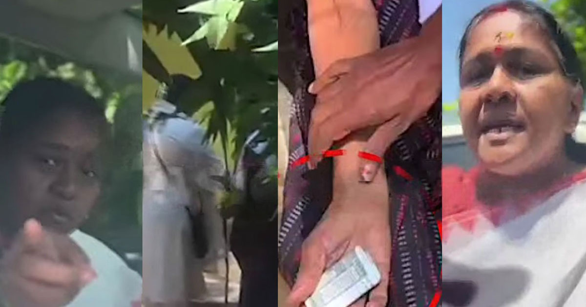 പാലക്കാട്ട് വോട്ടർമാർക്ക് പണം നൽകി ബിജെപി; ദൃശ്യങ്ങൾ പകർത്തിയ കോൺഗ്രസ് പ്രവർത്തകരെ ഭീഷണിപ്പെടുത്തി ശോഭാ സുരേന്ദ്രൻ | Palakkad poll: BJP Accused of Distributing Money; Shobha Surendran Threatens Congress Workers