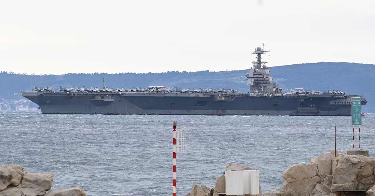 യുഎസ്എസ് ജെറാൾഡ് ഫോർഡിന് നാണംകെട്ട മടക്കം; പശ്ചിമേഷ്യൻ ദൗത്യം പാതിവഴിയിൽ നിർത്തി അമേരിക്കയിലേക്ക് | Fire Damage and Toilet Troubles: US Navy’s Largest Carrier USS Gerald R. Ford Returns Home Amid Stagnant Iran Talks