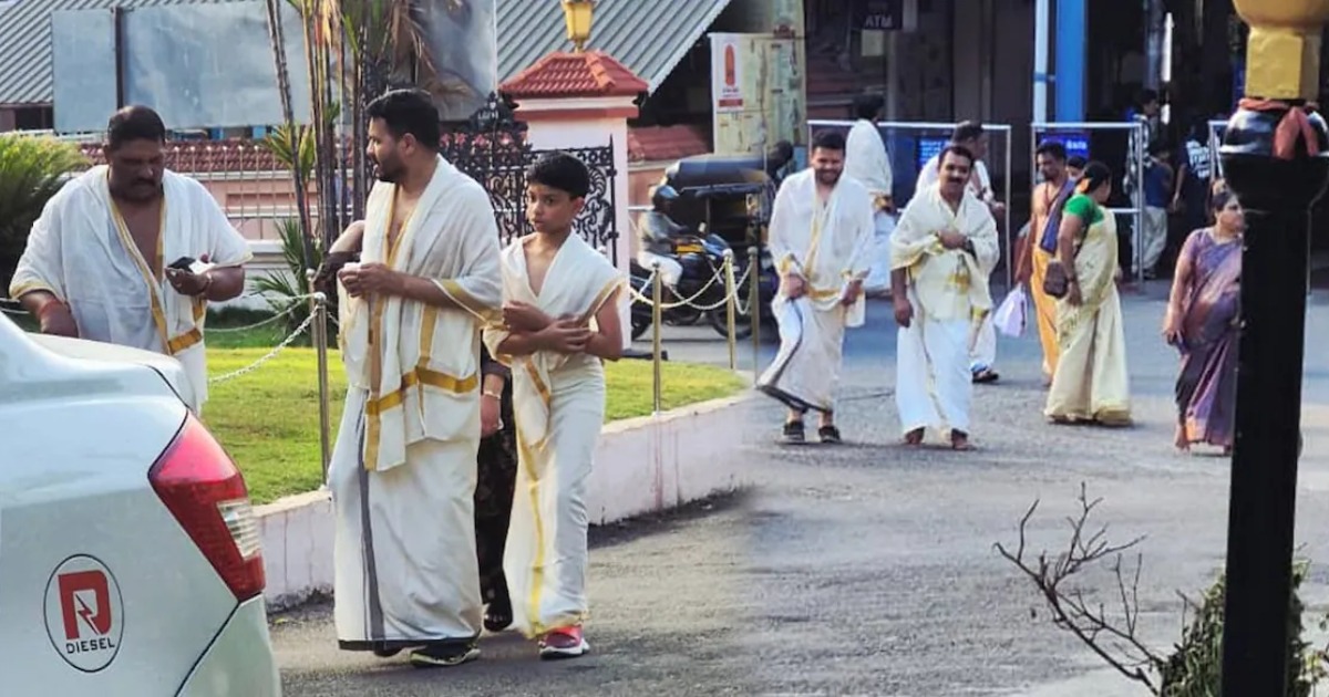 മുഖ്യമന്ത്രിയുടെ മകൻ ഗുരുവായൂർ ദർശനം നടത്തി; ദൃശ്യങ്ങൾ പകർത്തിയവരെ അധികൃതർ തടഞ്ഞു