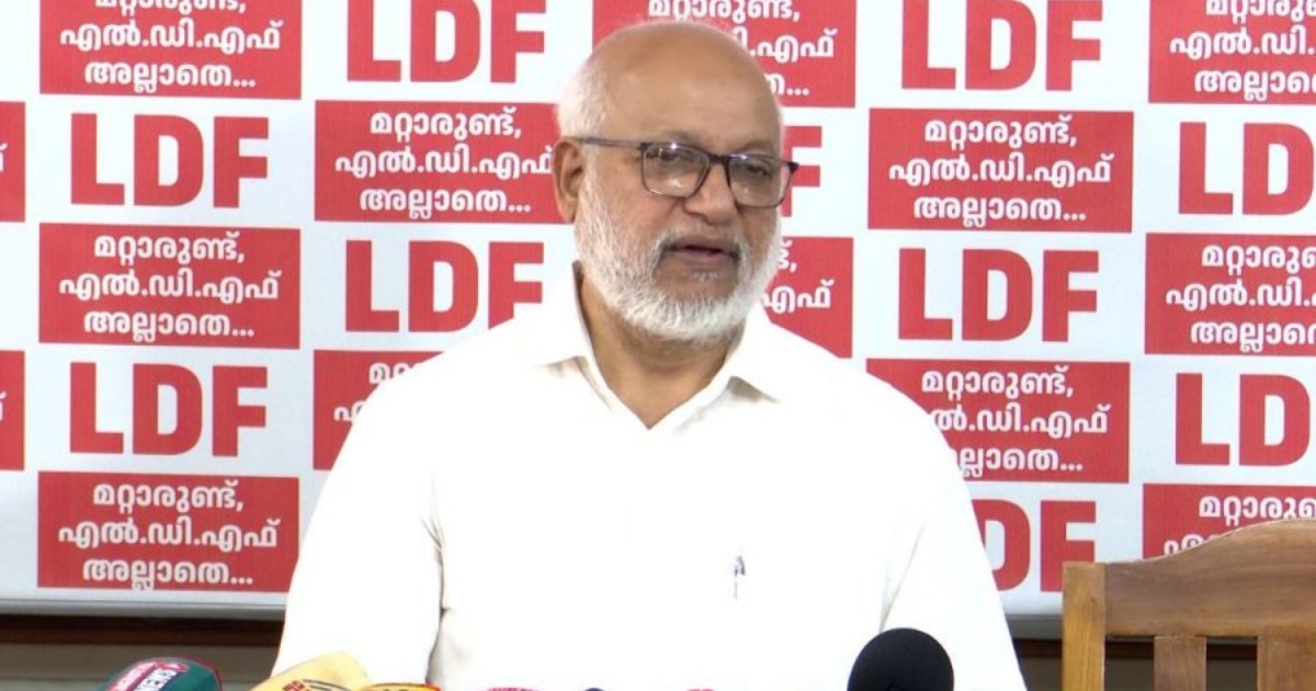 'ശബരിമല സ്വർണ കൊള്ളയിൽ സോണിയ ഗാന്ധിയ്ക്ക് പങ്കില്ല'- എം.എ ബേബി