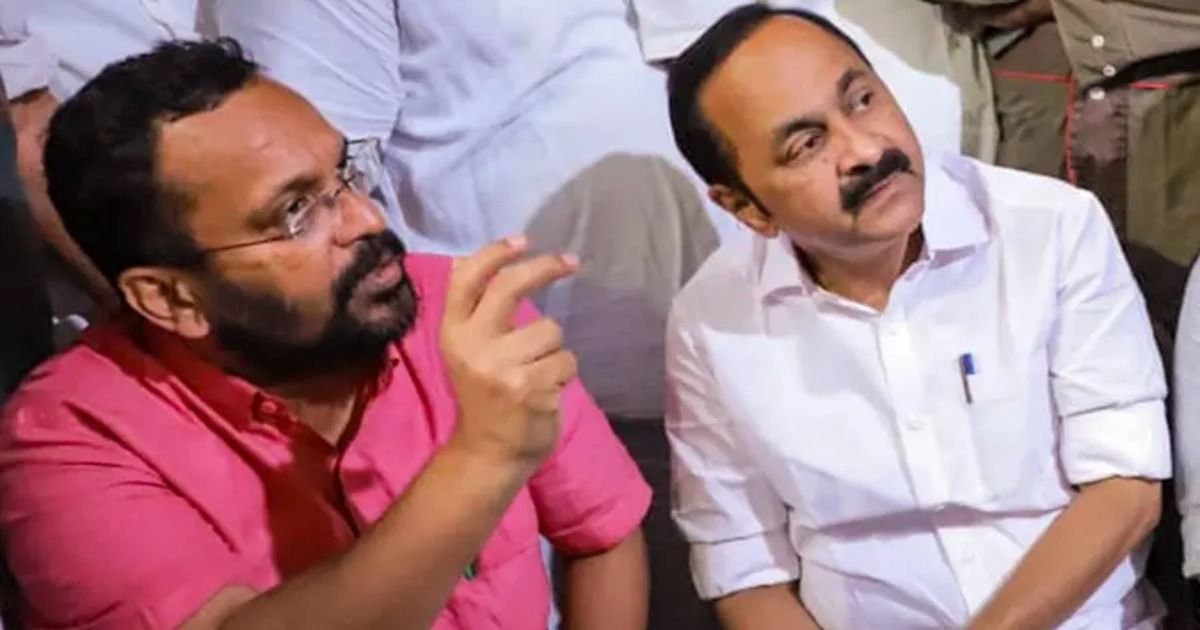 'ചോർച്ച നോക്കേണ്ടത് എൻജിനീയറാണ്, മന്ത്രിയല്ല'; കെ രാജനെതിരേ പരിഹാസവുമായി സതീശൻ