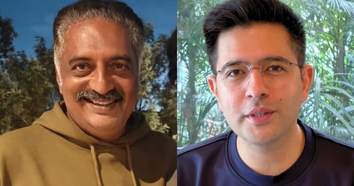 'ചതിയൻ; എനിക്ക് തെറ്റുപറ്റിയിരിക്കാം, പക്ഷേ ആ 10 ലക്ഷം പേർക്കല്ല'; രാഘവ് ഛദ്ദയുടെ വീഡിയോയെ പരിഹസിച്ച് പ്രകാശ് രാജ്