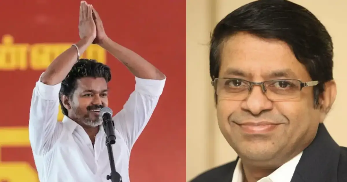 'വിജയ്‌യുടെ ജയം പ്രവചിച്ചു'; ജോത്സ്യനെ ഓഫീസർ ഓൺ സ്പെഷ്യൽ ഡ്യൂട്ടിയായി നിയമിച്ച് ടിവികെ