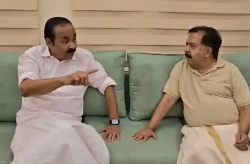  ‘ഞങ്ങള്‍ തമ്മില്‍ എന്ത് ഉപാധി ?’; രമേശ് ചെന്നിത്തലയുമായി കൂടിക്കാഴ്ച നടത്തി വി.ഡി. സതീശന്‍
