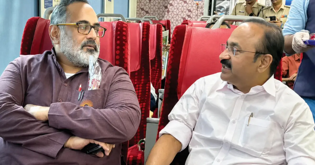സത്യപ്രതിജ്ഞ ചടങ്ങിൽ ബിജെപി പങ്കെടുക്കും; സതീശന് ആശംസയുമായി രാജീവ് ചന്ദ്രശേഖർ