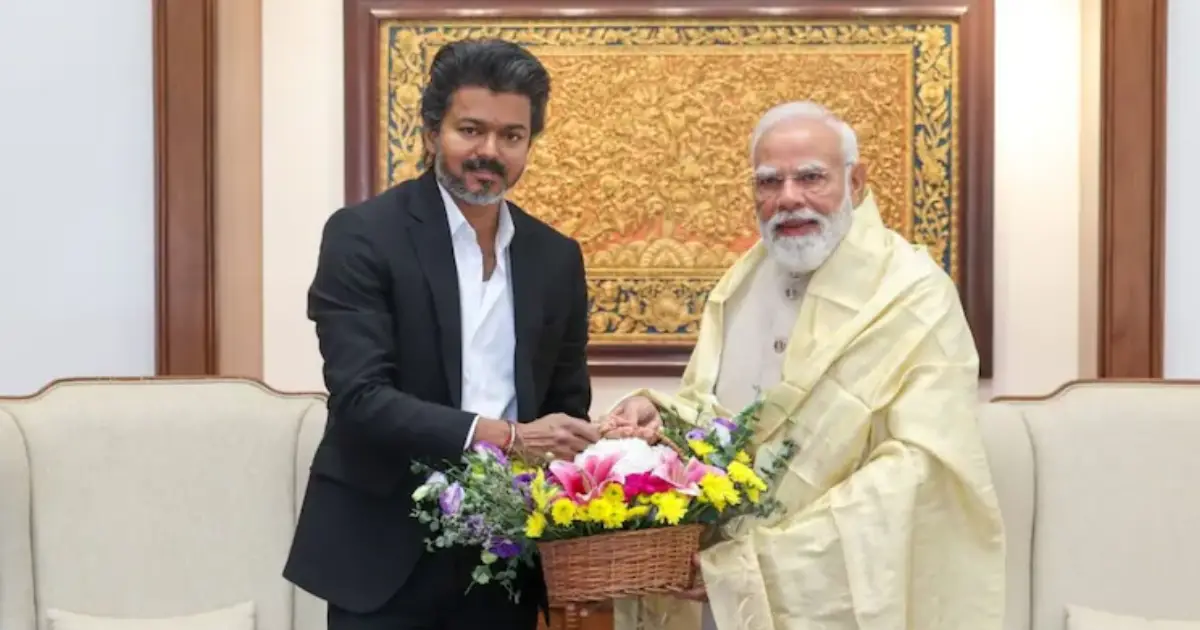 ഡൽഹി സന്ദർശനം; പ്രധാനമന്ത്രി നരേന്ദ്ര മോദിയെ കണ്ട് തമിഴ്‌നാട് മുഖ്യമന്ത്രി വിജയ്