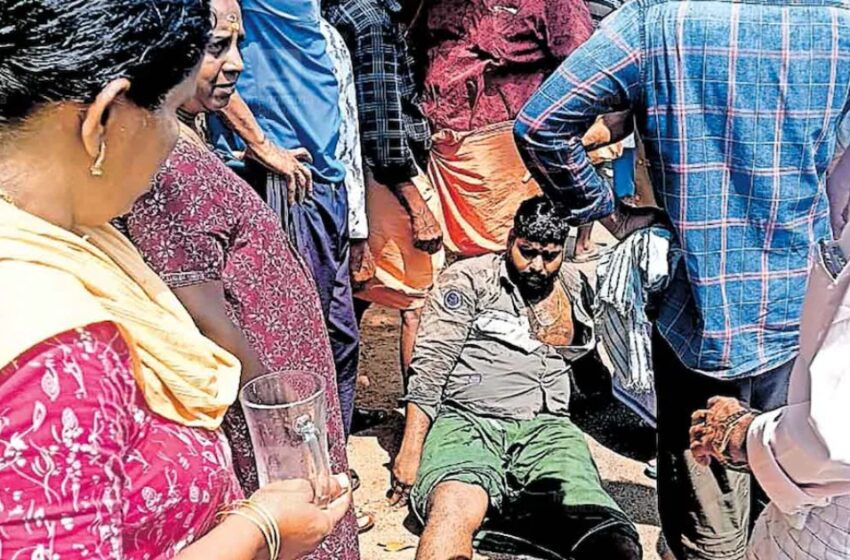 ഇൻഡിക്കേറ്റർ ഇടാതെ വാഹനം തിരിച്ചു; ഓട്ടോ ഡ്രൈവറുടെ കാൽ ബൈക്ക് യാത്രികർ ഹെൽമറ്റ് കൊണ്ട് തല്ലിയൊടിച്ചു 
