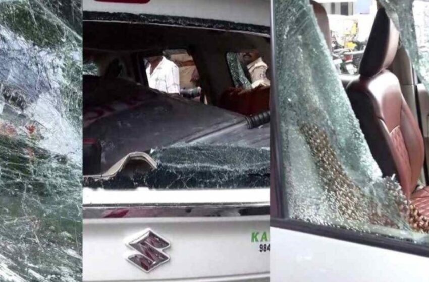  ഇഡി ഉദ്യോഗസ്ഥരെ ആക്രമിച്ച് സിപിഎം പ്രവർത്തകർ; കാറുകൾ അടിച്ചു തകർത്തു