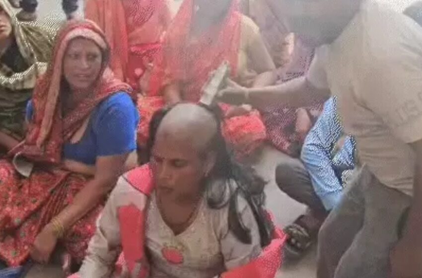  വാർഡ് വികസനത്തിൽ അവഗണന; ബിജെപി ഭരിക്കുന്ന കോർപറേഷന് മുന്നിൽ തല മൊട്ടയടിച്ച് ബിജെപി വനിത കൗൺസിലറുടെ പ്രതിഷേധം