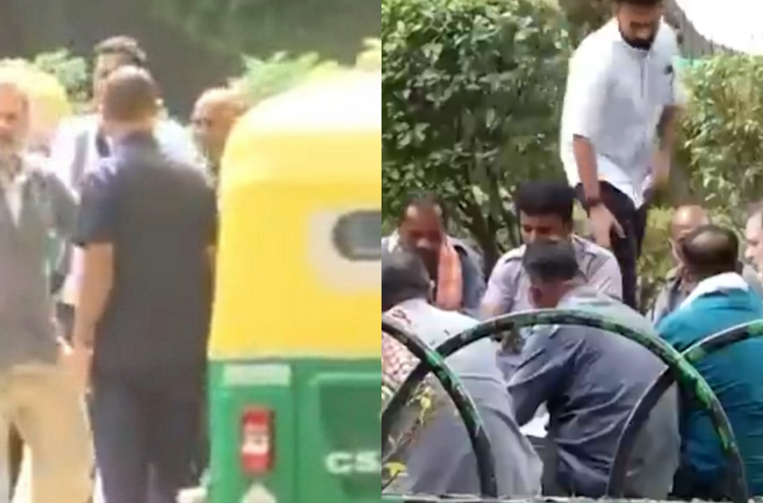  പെട്രോൾ-സിഎൻജി വിലവർദ്ധനവ്: ഓട്ടോ യൂണിഫോമണിഞ്ഞ് തൊഴിലാളികൾക്കൊപ്പം രാഹുൽ ഗാന്ധി; ഒപ്പം ഇരുന്ന് ഭക്ഷണം കഴിച്ച് ചർച്ച