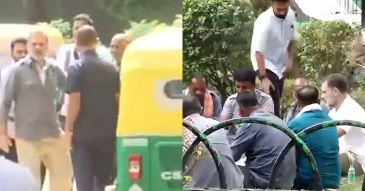  പെട്രോൾ-സിഎൻജി വിലവർദ്ധനവ്: ഓട്ടോ യൂണിഫോമണിഞ്ഞ് തൊഴിലാളികൾക്കൊപ്പം രാഹുൽ ഗാന്ധി; ഒപ്പം ഇരുന്ന് ഭക്ഷണം കഴിച്ച് ചർച്ച