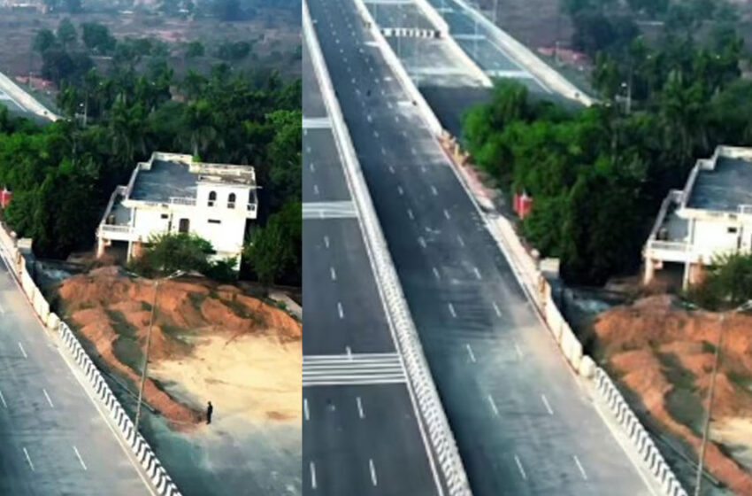  പ്രധാനമന്ത്രി ഉദ്ഘാടനം ചെയ്ത 12,000 കോടിയുടെ എക്‌സ്പ്രസ്‍വേയുടെ നടുവിൽ വഴിമുടക്കി ഇരുനില വീട്; ഗാസിയാബാദിലെ ‘നെയിൽ ഹൗസ്’