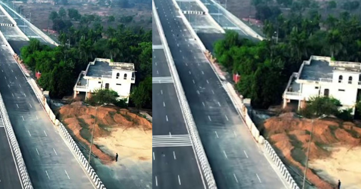 പ്രധാനമന്ത്രി ഉദ്ഘാടനം ചെയ്ത 12,000 കോടിയുടെ എക്‌സ്പ്രസ്വേയുടെ നടുവിൽ വഴിമുടക്കി ഇരുനില വീട്; ഗാസിയാബാദിലെ 'നെയിൽ ഹൗസ്' | Delhi-Dehradun Expressway Roadblock: The Story of Ghaziabad’s ‘Swabhiman’ Nail House