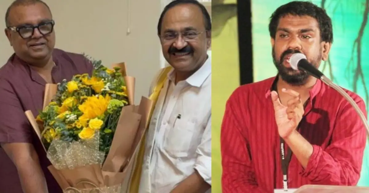 'സീനിയർ വെള്ളാപ്പള്ളി ആയാലും, ജൂനിയർ വെള്ളാപ്പള്ളി ആയാലും ചർച്ചയ്ക്ക് ഇരുത്തി 'ലെജിറ്റിമസി' ഉണ്ടാക്കിക്കൊടുക്കരുത്': വി.ആർ അനൂപ്