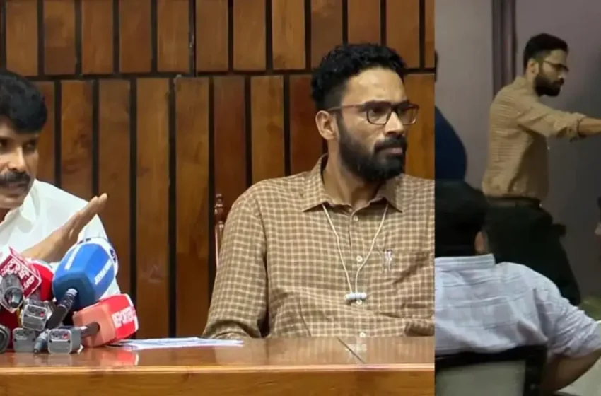  ‘ബഷീറിന്റെ കൊലയാളിക്കൊപ്പം ഇരിക്കില്ല’; ടി. സിദ്ദീഖിനൊ​പ്പം വാർത്തസമ്മേളനത്തിൽ ശ്രീറാം വെങ്കിട്ടരാമൻ, മാധ്യമ​പ്രവർത്തകരുടെ പ്രതിഷേധത്തിനൊടുവിൽ ഇറങ്ങിപ്പോയി