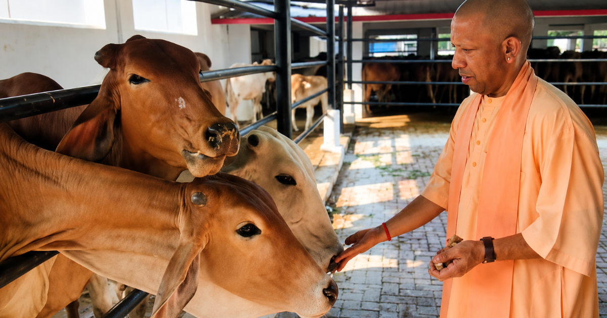 പശുക്കൾ എല്ലാ ജീവികൾക്കും മാതാവ്; വീഡിയോ പങ്കുവെച്ച് യുപി മുഖ്യമന്ത്രി യോഗി ആദിത്യനാഥ്