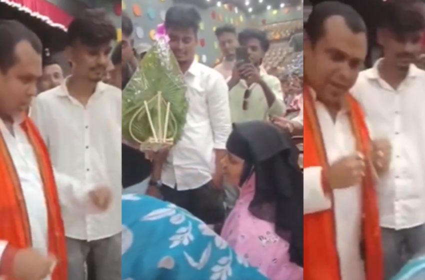  ‘ബിജെപി നിങ്ങളെ രാജ്യത്ത് നിന്ന് പുറത്താക്കുന്നില്ലല്ലോ? 3000 രൂപ തരുന്നില്ലേ? ഭാരത് മാതാ കീ ജയ് വിളിക്കൂ…’;ക്ഷേമപെൻഷന് അപേക്ഷിക്കാനെത്തിയ മുസ്‌ലിം സ്ത്രീകളോട് ബിജെപി എംഎൽഎ