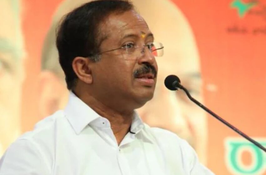  ‘ആര്‍എസ്എസ് ബന്ധമുള്ളതുകൊണ്ട് പ്രധാനമന്ത്രിയെ കാണില്ലെന്ന് പറയുമോ? വിസിമാര്‍ പങ്കെടുത്തതില്‍ തെറ്റില്ല, നിയമവിരുദ്ധമെങ്കില്‍ നടപടിയെടുക്കട്ടെ’- വി. മുരളീധരന്‍