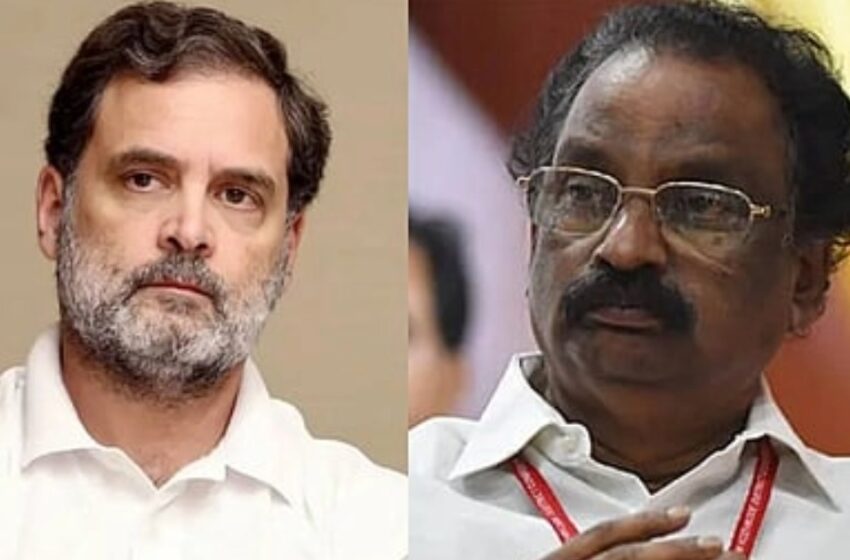  ‘പിണറായിയോടുള്ള പ്രശ്നം രാഹുലിൻ്റെ മനസിലെ ജാതിബോധം, മോദിയെ കെട്ടിപ്പിടിക്കാൻ പ്രശ്നവുമില്ല’- എ.കെ ബാലൻ