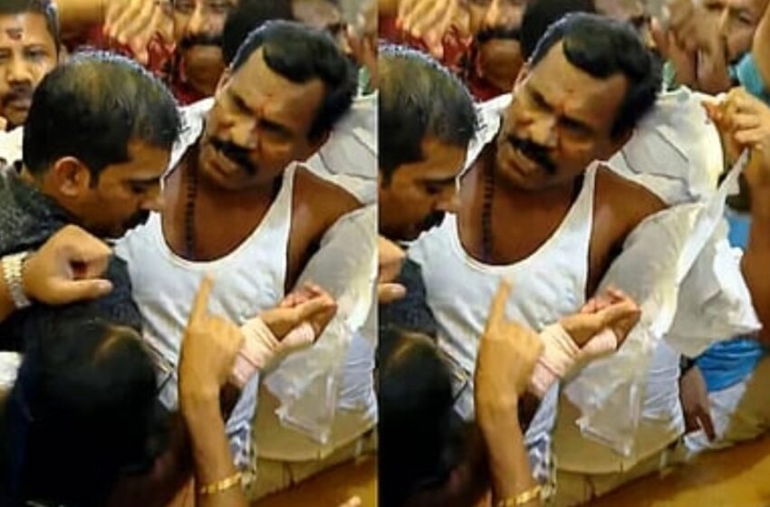  തിരുവനന്തപുരം കോർപറേഷനിൽ ബിജെപി-യുഡിഎഫ് കൗൺസിലർമാർ ഏറ്റുമുട്ടി; ഹാജര്‍ രജിസ്റ്ററിനായി പിടിവലി