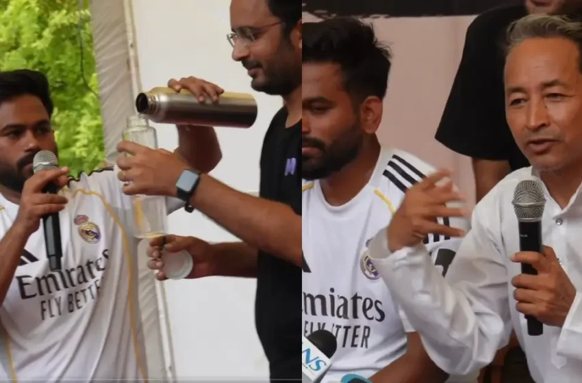  നിരാഹാരത്തിനിടെ വാങ്ചുക്ക് കുടിക്കുന്നത് ചിക്കൻ സൂപ്പോ? വ്യാജപ്രചാരണം പൊളിച്ച് സി.ജെ.പി സ്ഥാപകൻ അഭിജിത്; ചിക്കൻ സൂപ്പ് കുടിച്ചാൽ 11 കിലോ കുറയില്ലെന്ന് വാങ്ചുക്ക്