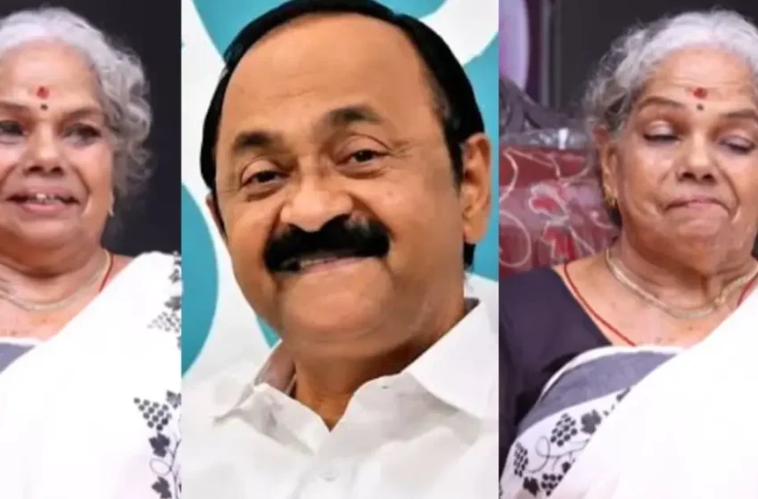  ‘ഞാന്‍ ജനിച്ച് വീണതേ അരിവാളിൽ, വോട്ട് മാറ്റിക്കുത്തിയത് വി.ഡിയ്ക്ക് വേണ്ടി, കേരളം രക്ഷപ്പെട്ടു; കുളപ്പുള്ളി ലീല