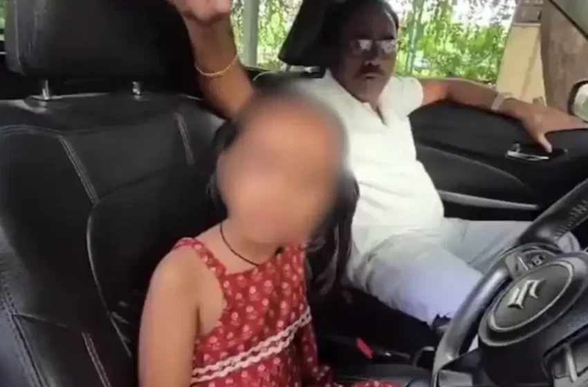  ഗിന്നസ് റെക്കോർഡ് വേണം; തിരക്കേറിയ റോഡിൽ 6 വയസുകാരിയായ പേരക്കുട്ടിയെക്കൊണ്ട് കാർ ഓടിപ്പിച്ചു, പൊലീസ് ഉദ്യോഗസ്ഥന് സസ്പെൻഷൻ