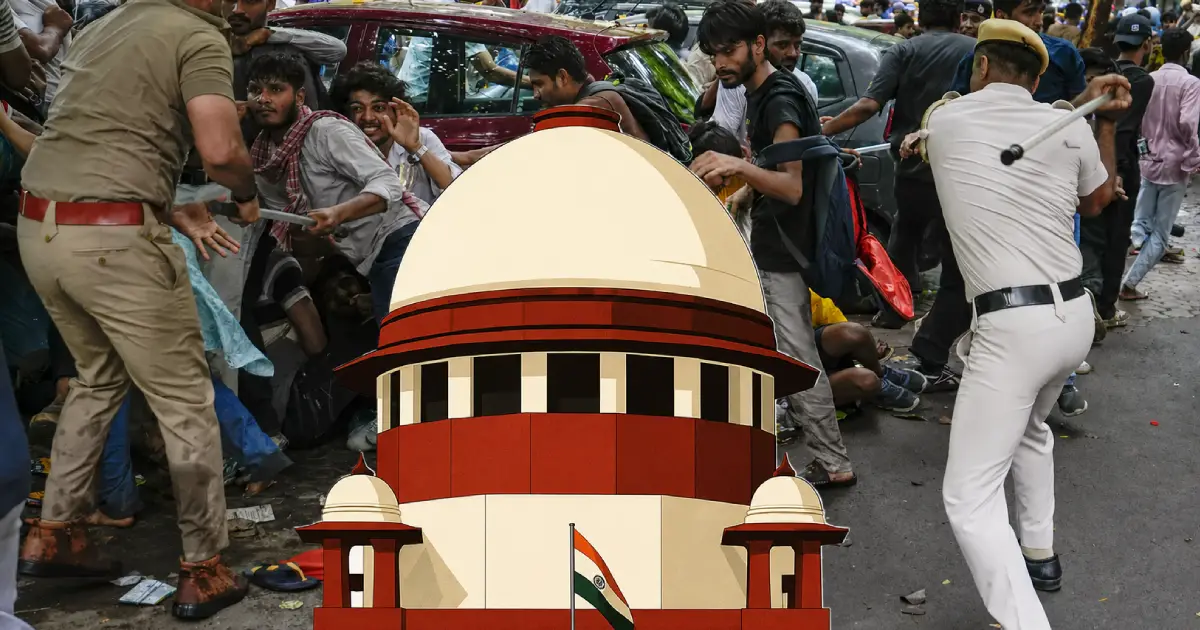  ‘പ്രതിഷേധമുണ്ടായി എന്നതു കൊണ്ടുമാത്രം ലാത്തിച്ചാർജ് നടത്താനാവില്ല’; സിജെപി സമരത്തിനെതിരായ പൊലീസ് അതിക്രമത്തെ വിമർശിച്ച് സുപ്രീംകോടതി