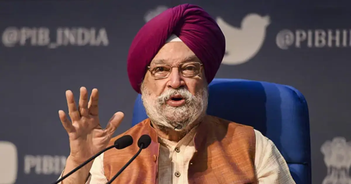 Petroleum Minister Hardeep Singh Puri