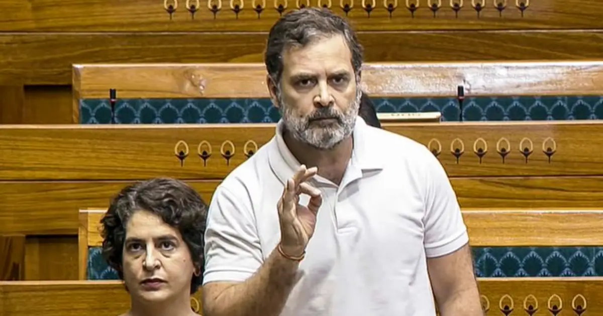 'വിദ്യാർത്ഥികളുടെ ചോരയിൽ ആഭ്യന്തരമന്ത്രി പെല്ലറ്റുകൾ നിറച്ചു'; പാർലമെന്റിനെ ഇളക്കിമറിച്ച് രാഹുൽ ഗാന്ധിയുടെ രൂക്ഷവിമർശനങ്ങൾ