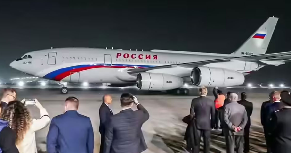 Russia's Doomsday plane in Iran