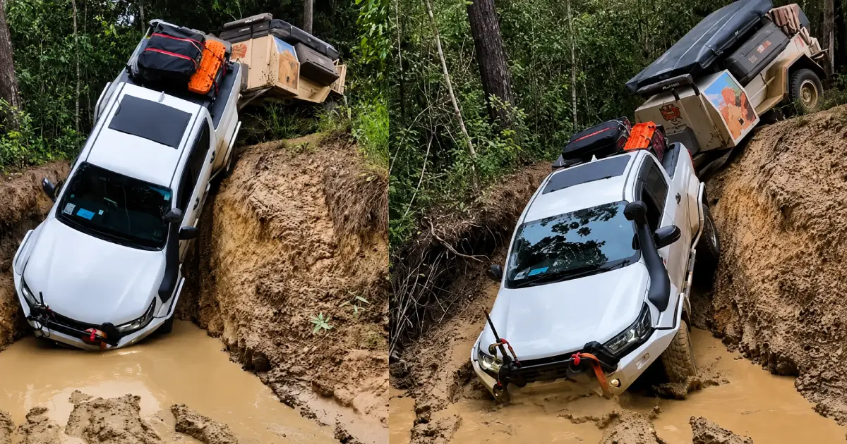  ചെളിക്കുണ്ടും കുത്തനെയുള്ള കയറ്റവും, ‘വലിയ ട്രെയിലറും വലിച്ച് അനായാസം പാ‍ഞ്ഞ് കേറിയ മൊതല്’; അമ്പരപ്പിച്ച് ടൊയോട്ട ഹൈലക്സിന്റെ ഓഫ്-റോഡ് വീഡിയോ