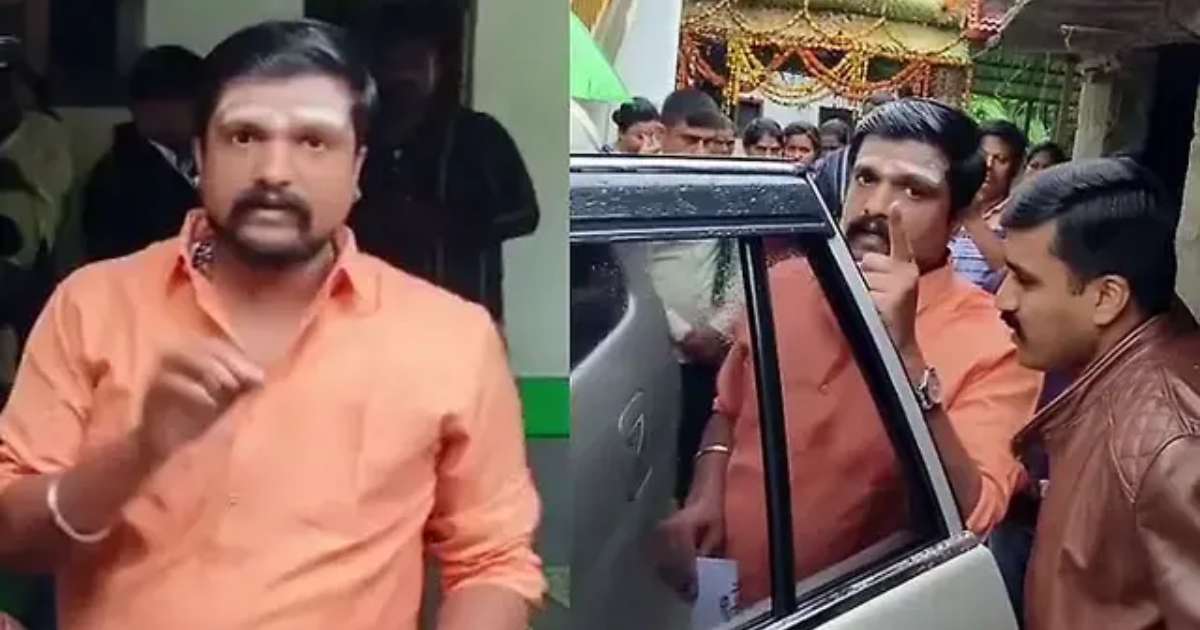 'ബംഗ്ലാദേശികൾക്ക് എതിരെ ഞാൻ നടത്തുന്ന ഓപ്പറേഷനാണിത്'; കർണാടകയിൽ അതിഥി തൊഴിലാളികളുടെ താമസസ്ഥലത്ത് അതിക്രമിച്ച് പരിശോധന,തീവ്ര ഹിന്ദുത്വ നേതാവ് അറസ്റ്റിൽ