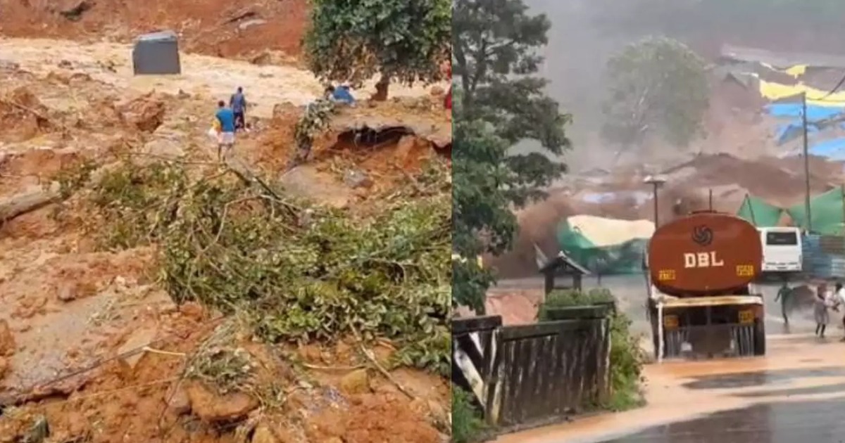 കള്ളാടി മണ്ണിടിച്ചിൽ: രണ്ട് മരണം സ്ഥിരീകരിച്ച് മുഖ്യമന്ത്രി; 7 പേരെ കാണാനില്ല