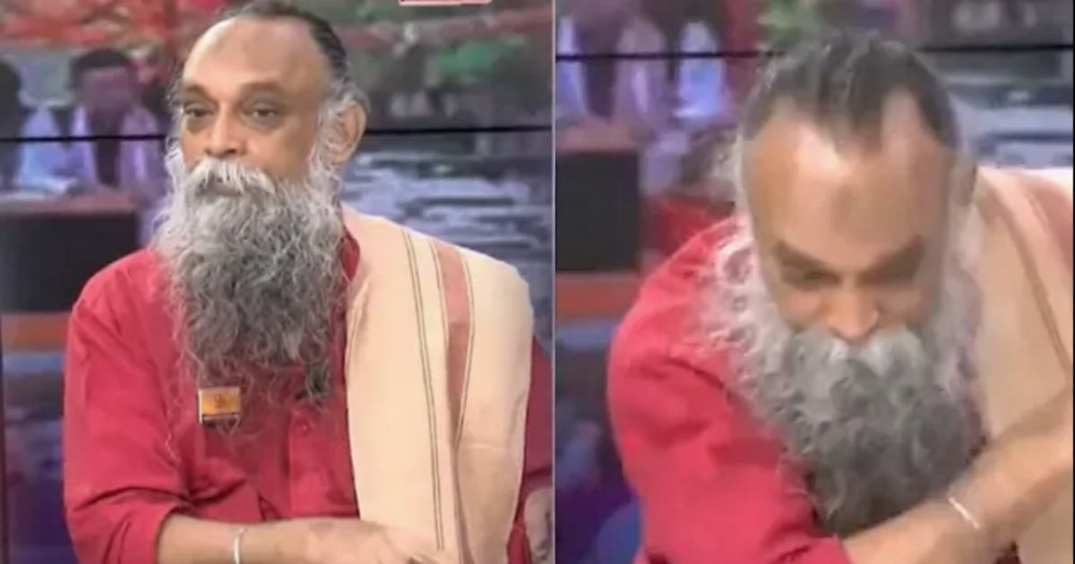 ചാനൽ ചർച്ചയിൽ അയോധ്യയിലെ ഫണ്ട് തട്ടിപ്പും മതത്തെ രാഷ്ട്രീയ നേട്ടത്തിനായി ഉപയോഗിക്കുന്നതുംചോദ്യം ചെയ്തു; ഹിന്ദു ആക്ടിവിസ്റ്റിനെ ചെരിപ്പൂരി മർദിച്ച് ബിജെപി നേതാവ്