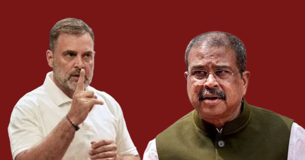 'വിദ്യാർത്ഥികൾക്ക് അഭിനന്ദനങ്ങൾ, ഈ സർക്കാറിനെ പുറത്താക്കാൻ സമയമായി'; ധർമ്മേന്ദ്ര പ്രധാന്റെ രാജിയിൽ പ്രതികരിച്ച് രാഹുൽ ഗാന്ധി