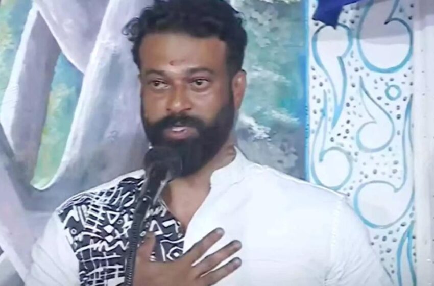  കാപ്പ കേസ് പ്രതിയായ ബിജെപി കൗൺസിലർ ആർ. സുഗതൻ വിയ്യൂർ ജയിലിൽ സത്യപ്രതിജ്ഞ ചെയ്തു