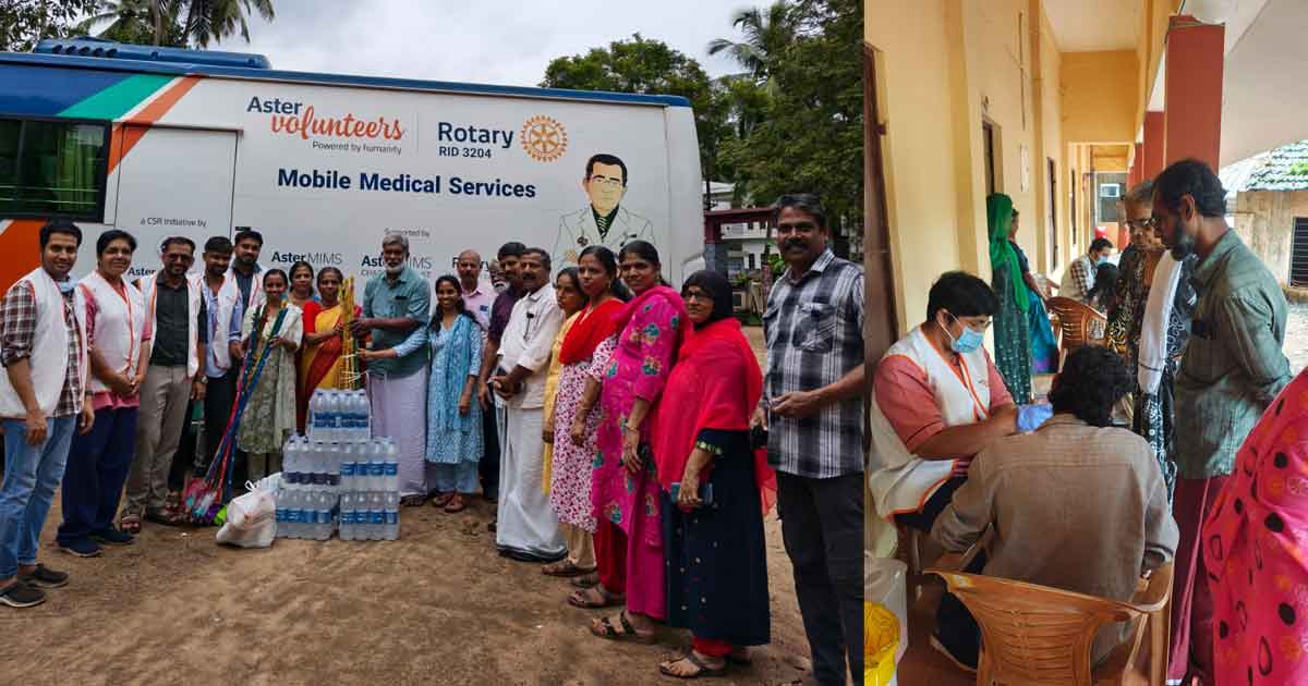  ദുരിതാശ്വാസ ക്യാംപിൽ ആസ്റ്റർ വോളന്റിയേഴ്‌സ് ആരോഗ്യ പരിശോധന സംഘടിപ്പിച്ചു