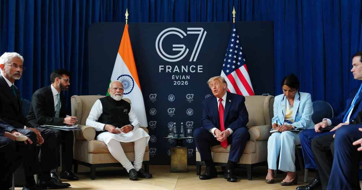 Modi Trump Meet Press Meet Row