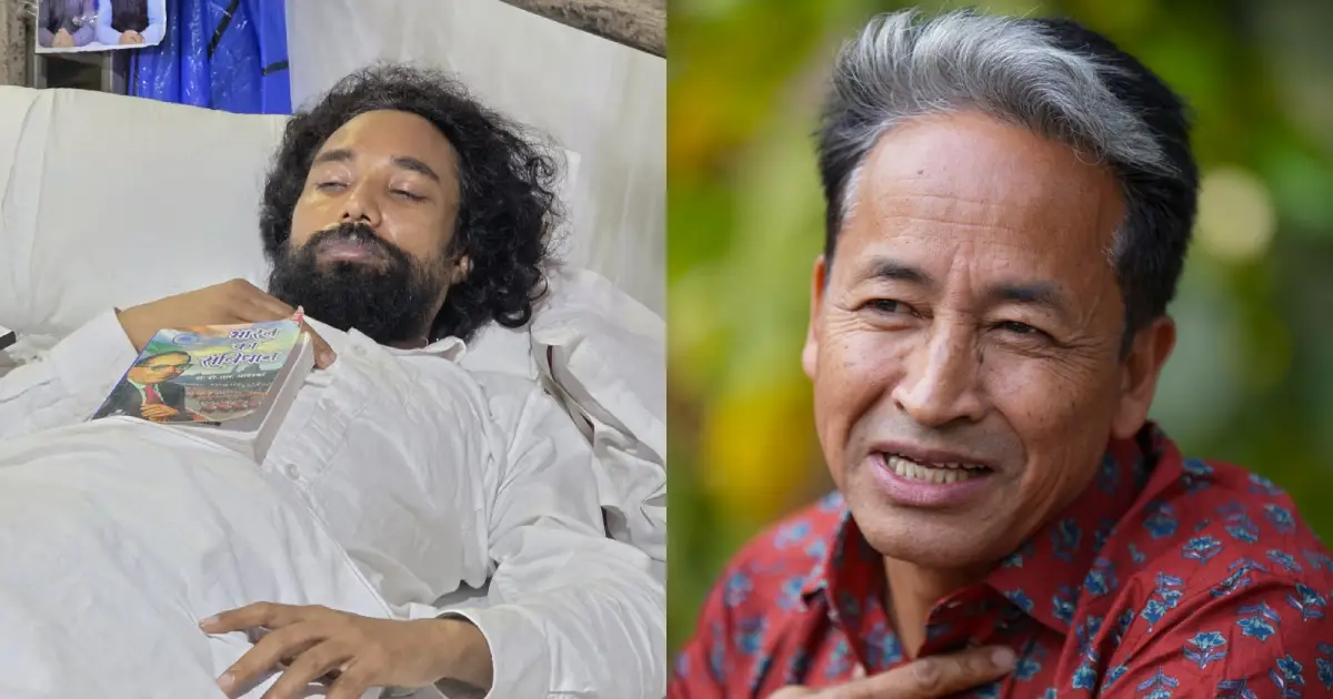 'ലക്ഷ്യം സർക്കാരിൻ്റെ മനസ്സാക്ഷിയെ ഉണർത്തുകയാണ്, ജീവനൊടുക്കലല്ല'; ഝാർഖണ്ഡിലെ വിദ്യാർത്ഥി പ്രക്ഷോഭത്തിന് പിന്തുണയുമായി സോനം വാങ്‌ചുക്