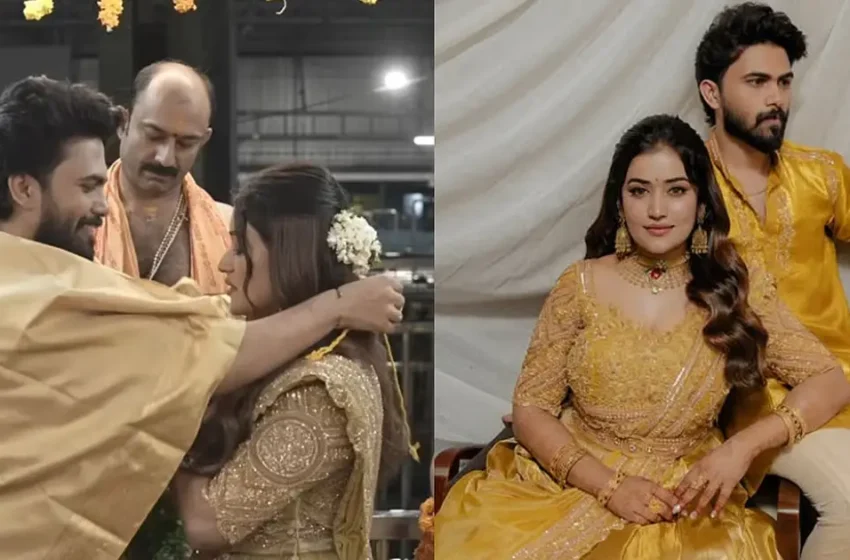  നടി അനുമോൾ വിവാഹിതയായി; വരൻ തമിഴ് നടൻ, കൈ പിടിച്ചേല്‍പ്പിച്ച് സുരേഷ് ഗോപി