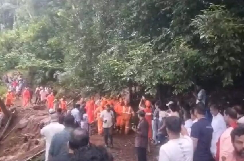  ഇടുക്കി അടൂർമല ഉരുൾപൊട്ടലിൽ കാണാതായ സ്ത്രീയുടെ മൃതദേഹം കണ്ടെത്തി; ആറ് ജില്ലകളിൽ റെഡ് അലർട്ട്