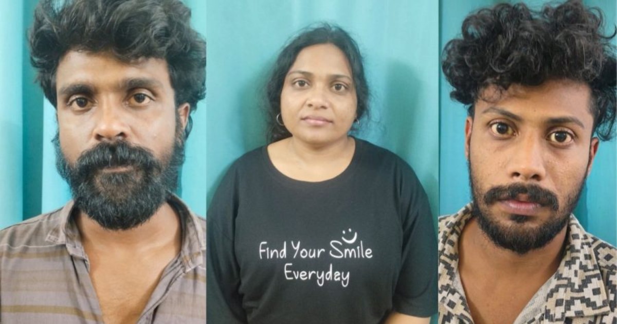 കൊച്ചിയിൽ ലോഡ്‌ജിൽ എംഡിഎംഎ വിൽപന; യുവതിയടക്കം മൂന്നു പേർ പിടിയിൽ